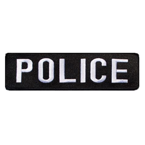 Police Large Banner Patch w Velcro