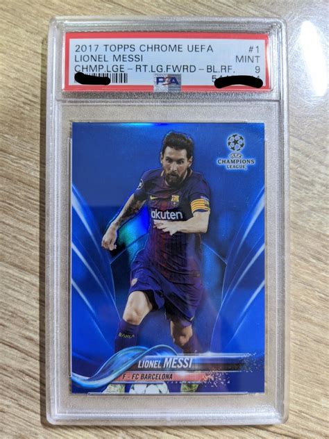 Psa Topps Chrome Uefa Lionel Messi