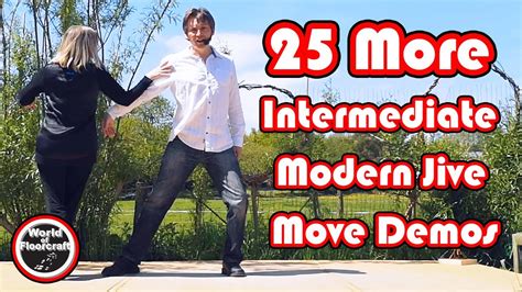 More Intermediate Modern Jive Move Demonstrations Youtube