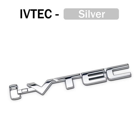 Stiker Emblem I VTEC Logo Mobil 3d Bahan Metal Emblem Badge Decals Car