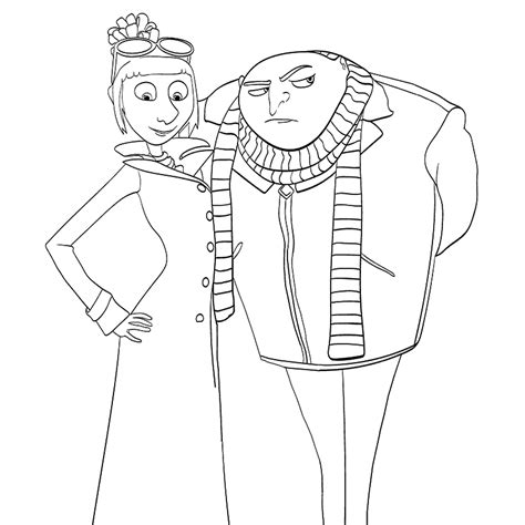 Gru Coloring Pages At Free Printable Colorings Pages