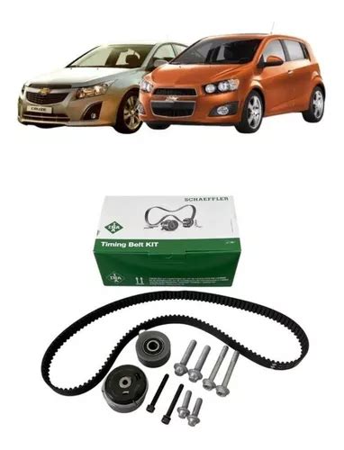 Kit Correia Dentada Polia E Tensor Sonic 1 6 Cruze 1 8 16v