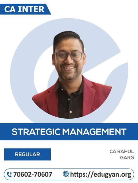 Ca Inter Strategic Management Sm By Ca Rahul Garg New Syllabus