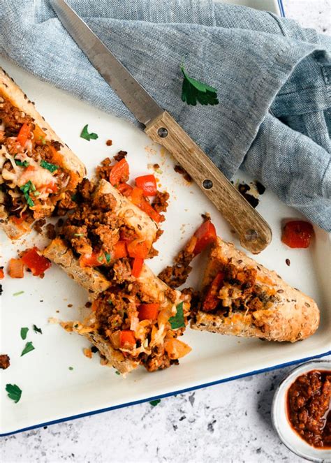 Gevuld Stokbrood Met Gehakt Uit Paulines Keuken