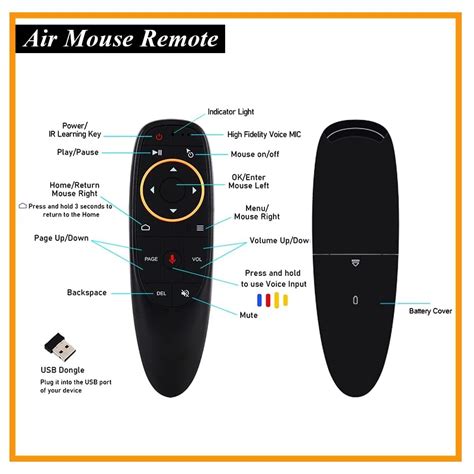 Dareu 2 4Ghz Wireless Air Mouse Remote Control