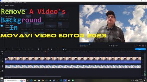 Remove A Video S Background In Movavi Video Editor 2023 YouTube