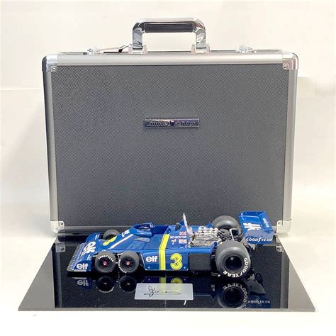 Tyrrell P In Scale Flight Cased Signed Jody Scheckter