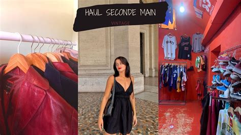 HAUL SECONDE MAIN Friperie De Rome Vinted Emmaus YouTube