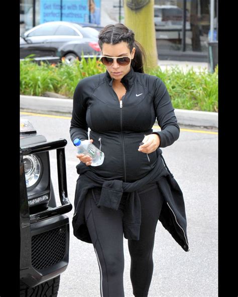 Photo Kim Kardashian à son arrivée aux Tracy Anderson Studios à Los