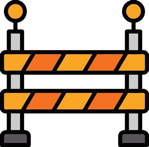 Barrier Line Filled Icon 14715536 Vector Art at Vecteezy