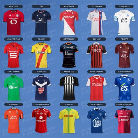 Confira Todas As Camisas Titulares Dos Clubes Do Campeonato Franc S