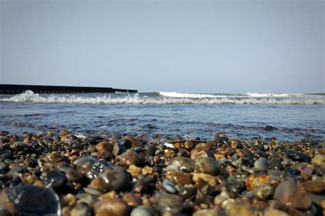 Gambar Pantai Pemandangan Laut Pasir Batu Lautan Horison Sinar