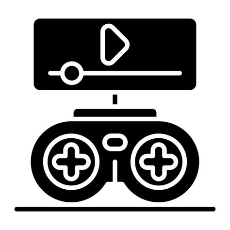 Game Trailer Vector Icon 21650676 Vector Art At Vecteezy