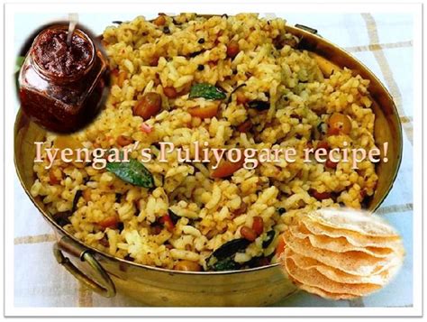 Traditional Iyengars Puliyogare Recipe Healthylife Werindia