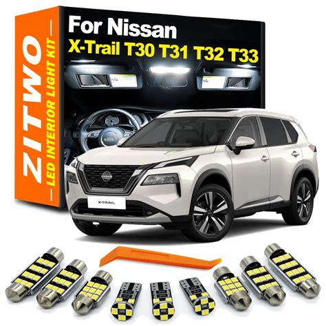 Zitwo Led Interior Light License Plate Lamp Kit For Nissan X Trail