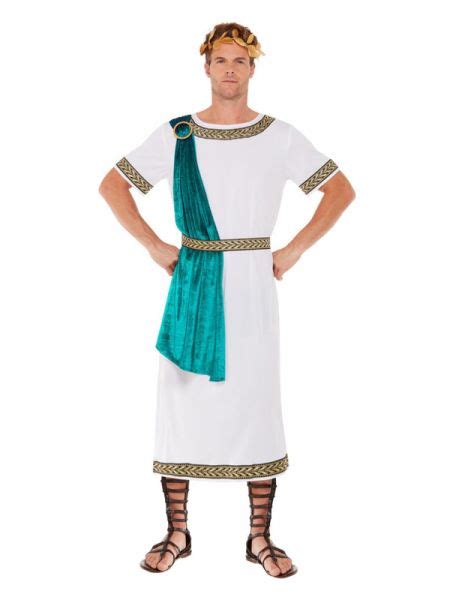 Deluxe Roman Empire Emperor Toga Costume Roman Hollywood Uk