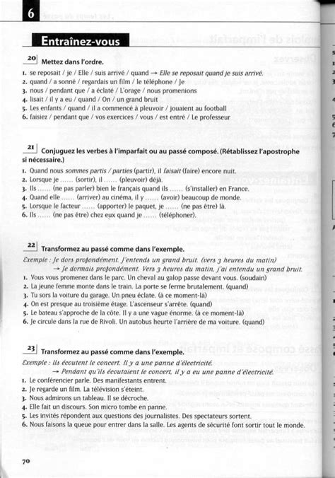 A2 les exercices de grammaire avec corrigés Exercice grammaire