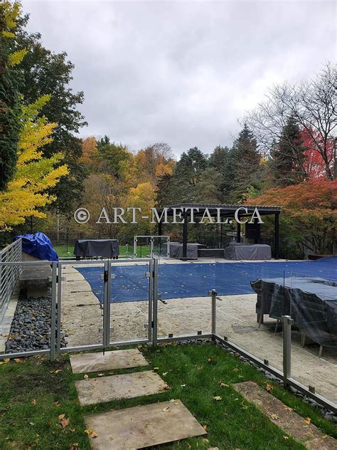 Swimming Pool Safety Fence in Toronto. Metal Fencing