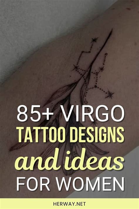 The Best Virgo Tattoo Collection To Look Through And Find Your Perfect