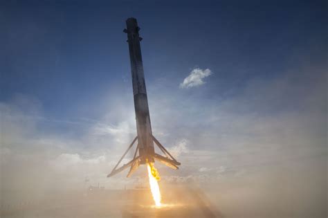 New SpaceX photos show Falcon 9 rocket's angled landing - The Verge