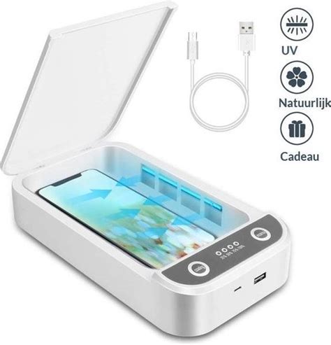 Uv C Sterilizer En Desinfectie Box Voor Smartphone Sleutels Horloges