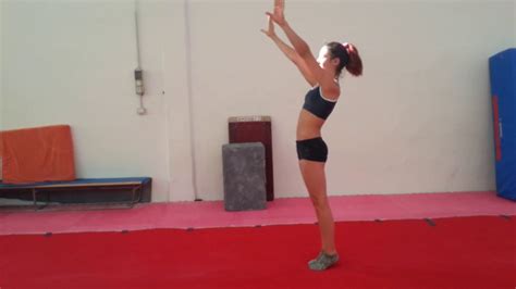 Salto Avanti Teso A Corpo Libero GYMNASTICS TUTORIAL YouTube