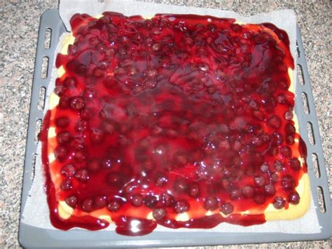 Kirsch Schmand Blech Kuchen Rezept Mit Bild Kochbar De