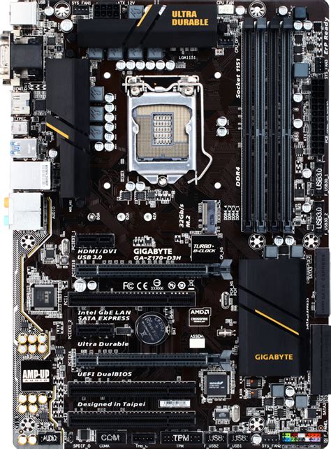 Gigabyte Ga Z D H Motherboard Specifications On Motherboarddb