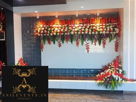 Traditional Flower Decoration Anil Events Bangalore