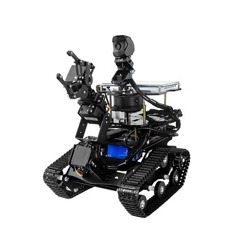 Buy Jetson Nano Ai Robot Kit With Rplidar A1 Radar Ros Smart Tank Car