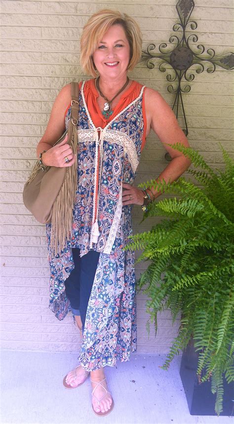 Boho Looks For Summer For Women Over 50 Fashion For Women Over 40 Over 50 Womens Fashion