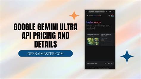 Google Gemini Ultra Api Pricing And Details Open Ai Master