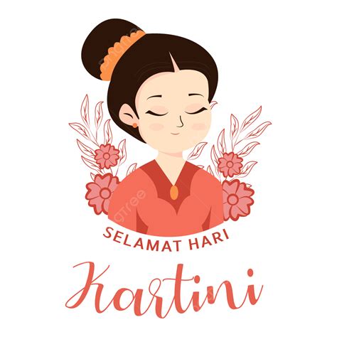 Kartini Day Greeting Vector Illustration Kartini Kartini Day Happy