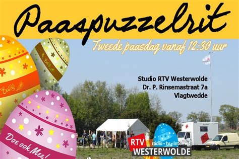 RTV Westerwolde Organiseert Ook Dit Jaar Weer Een Paaspuzzelrit