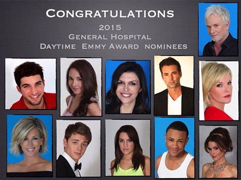 Congrats to All The GH Nominees! | General hospital, Emmy award, Soap opera stars