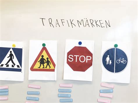 Tema Vår Trafik i förskoleklass Grundlärarstudenten