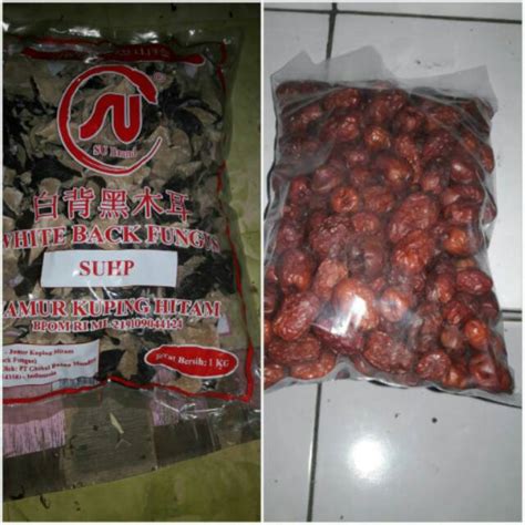 Jual JAMUR HITAM PUTIH 1 KG N ANGCO 1 KG Shopee Indonesia