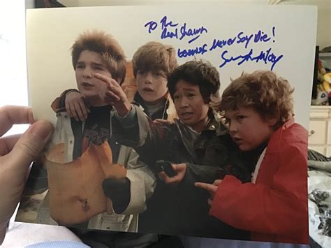 Sean Astin Goonies autograph by Tatsunokoisthebest on DeviantArt