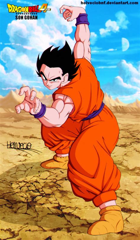 Son Gohan Dba By Helveciobnf On Deviantart