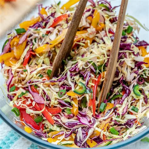 Sweet Spicy Rainbow Slaw Clean Food Crush