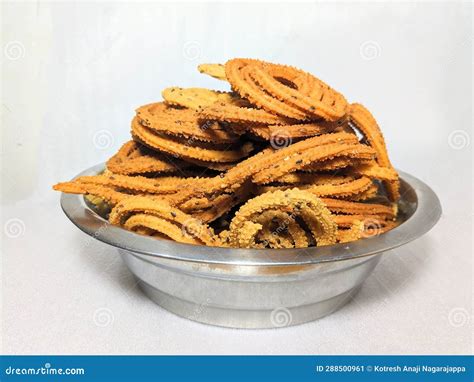 Traditional Karnataka Snacks Chakalimurukku Tea Time Snack Chakli