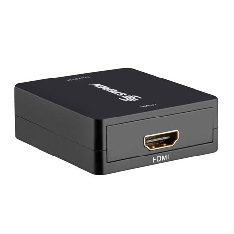 Compra Steren Convertidor Hdmi Hembra Rca Macho Negro