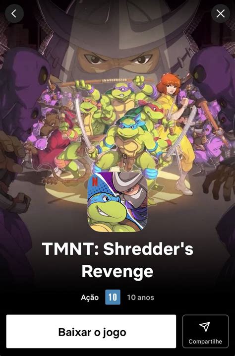 Tartarugas Ninja Shredders Revenge já está no mobile via Netflix