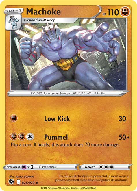 Machoke Champion S Path Pokemon Card Pikawiz