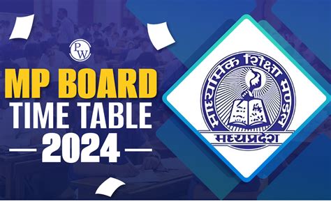 Mp Board Time Table 2024 Out Download Mpbse 10th 12th Pdf