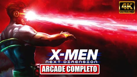 X Men Next Dimension K Cyclops Historia Arcade Completo I Full Game