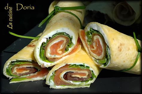 Recette De Wraps Au Saumon Wraps Au Jambon