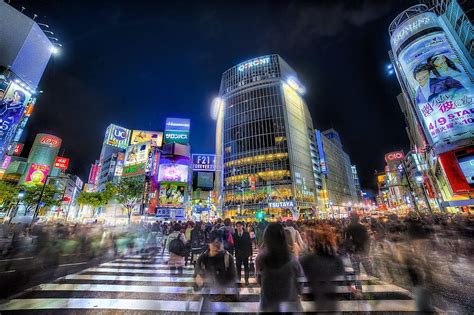 Shibuya Crossing Shibuya Night HD Wallpaper Pxfuel