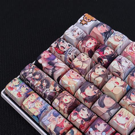 Gliging Keycaps Pbt Dye Sublimation Xda Profile Anime Keycap