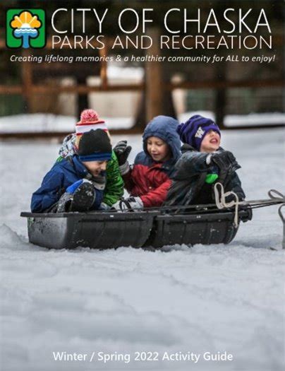 Chaska Parks and Recreation- Winter 2022 Activity Guide Coming Soon!